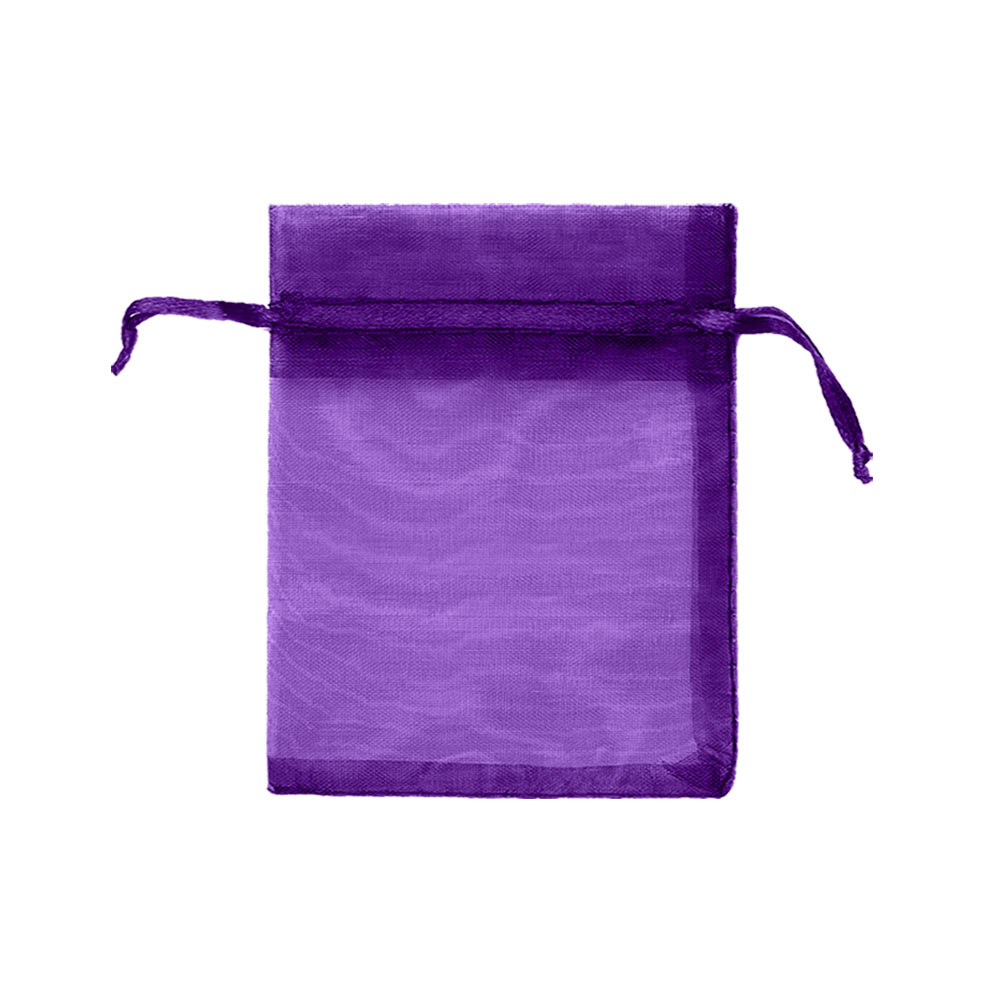 Мешочек из органзы 13 х 16 см фиолетовый  Мешочек из органзы 13 х 16 см фиолетовый