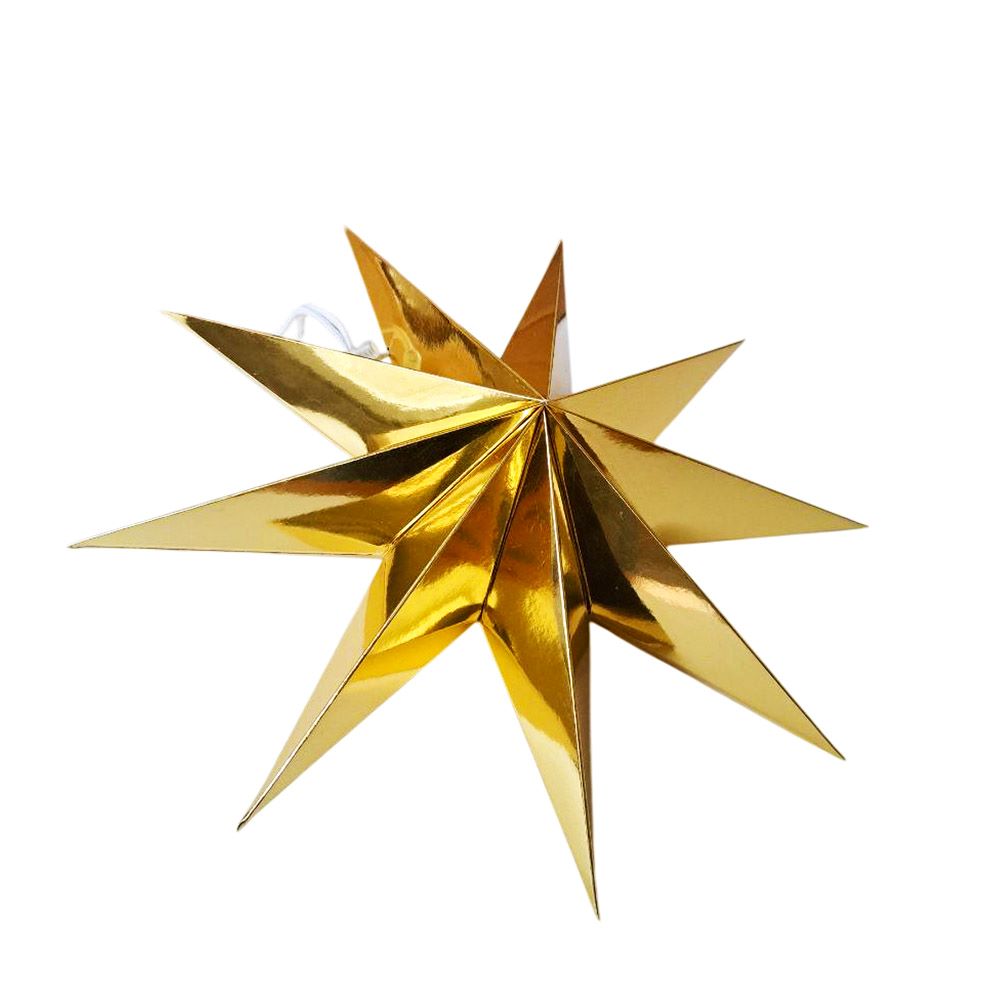 Звезда 30 см девятиконечная, золото Звезда 30 см девятиконечная, золото