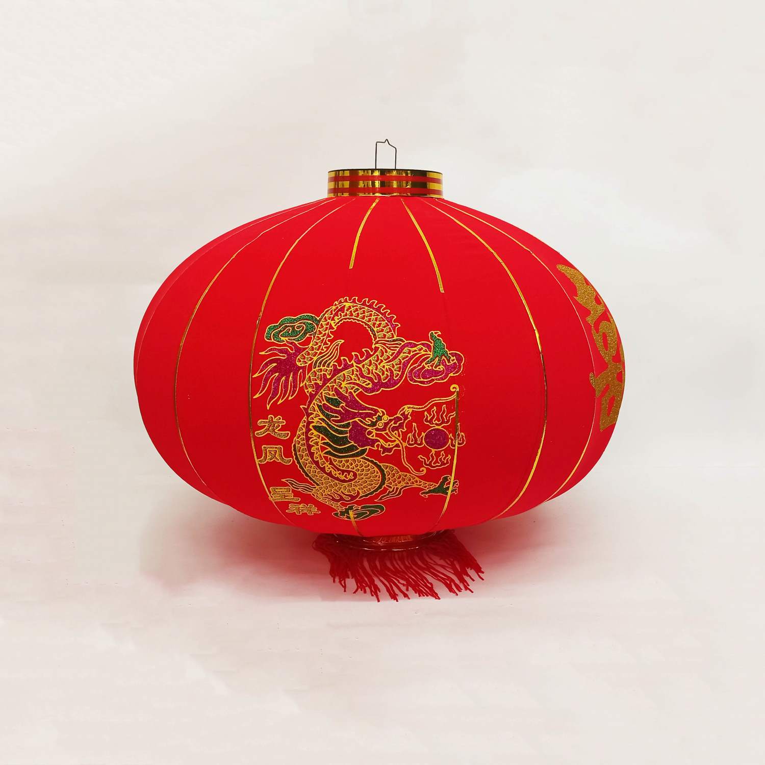 Китайский фонарь эконом d-68 см, Дракон Китайский фонарь эконом d-68 см, Дракон