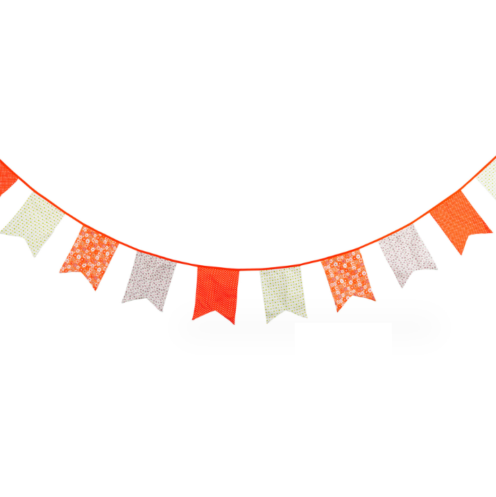 Гирлянда тканевая Ласточка 3,4 м, №21 Гирлянда тканевая Ласточка 3,4 м, №21