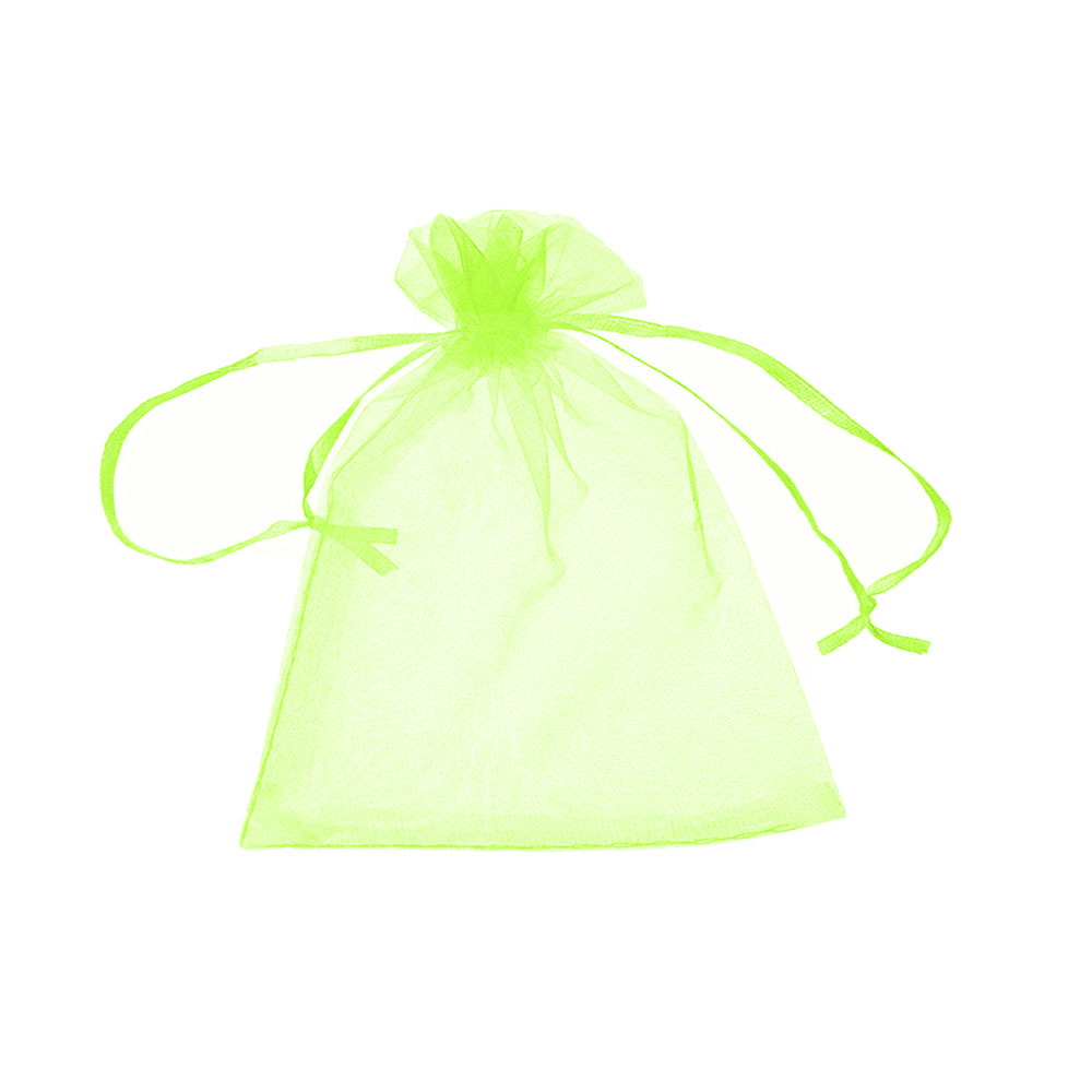 Мешочек из органзы 13 х 16 см салатовый  Мешочек из органзы 13 х 16 см салатовый