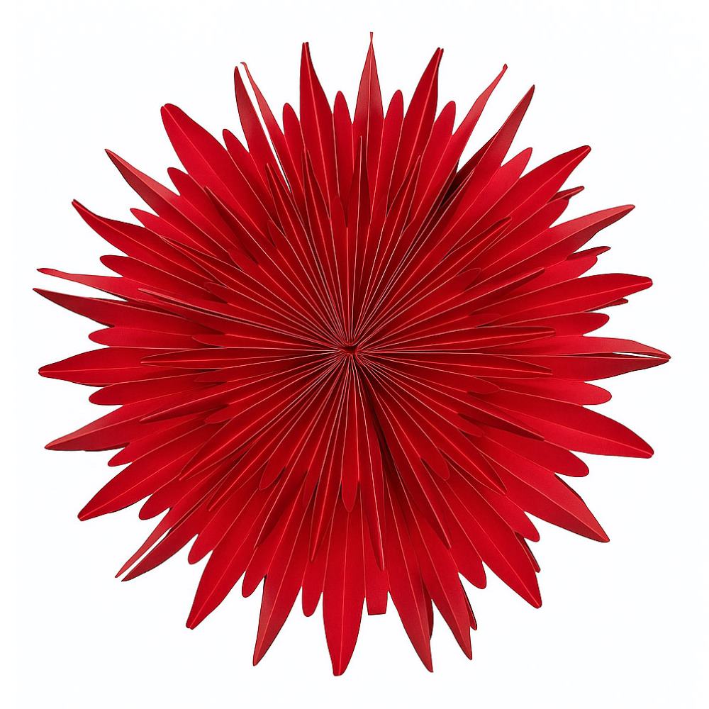Снежинка 40 см №2, красный Снежинка 40 см №2, красный