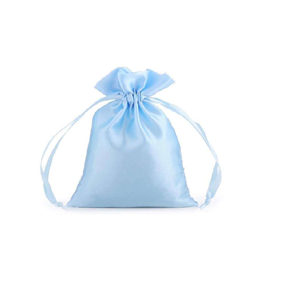 Мешочек атласный 8х11см, голубой Мешочек атласный 8х11см, голубой