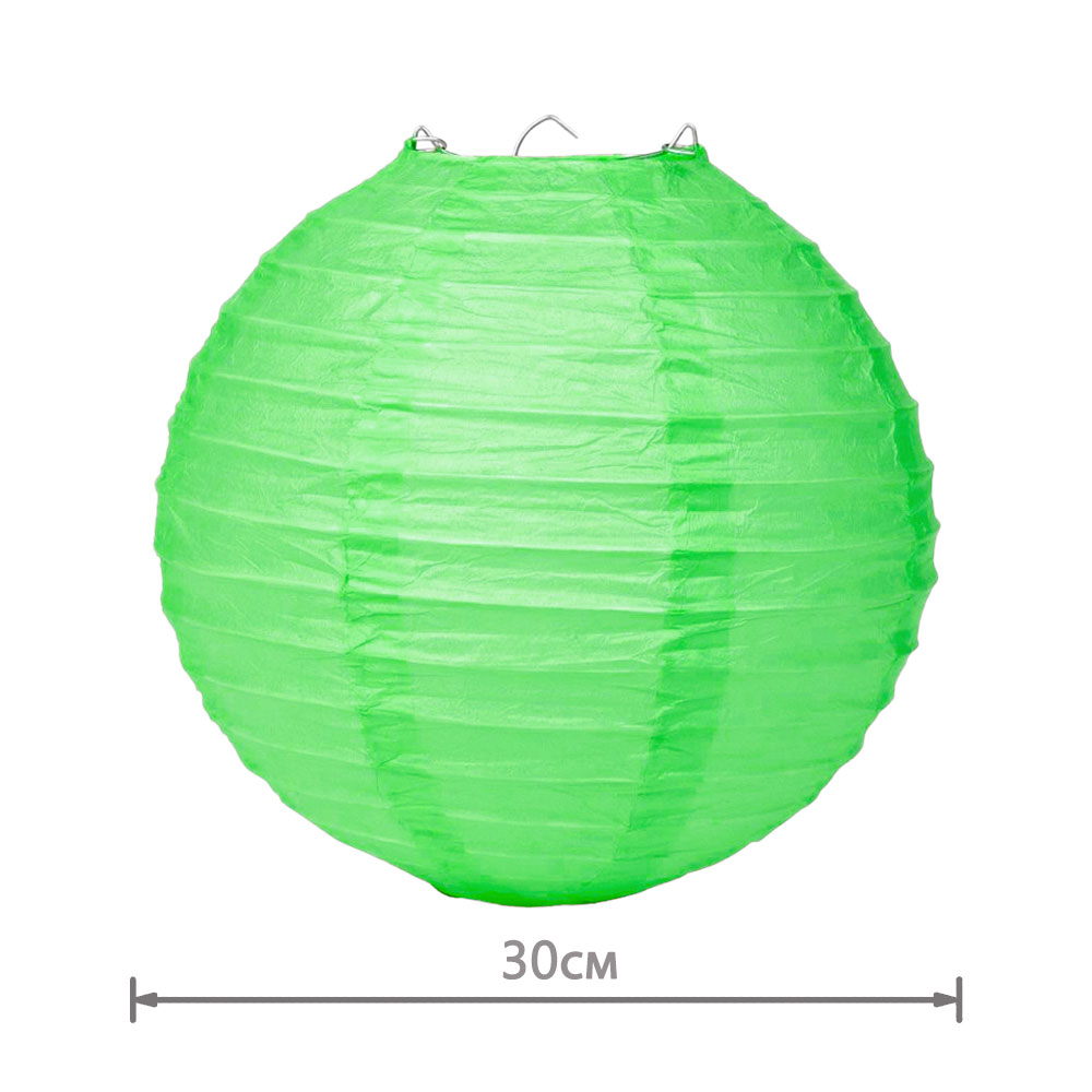 Подвесной фонарик стандарт 30 см светло-зеленый new