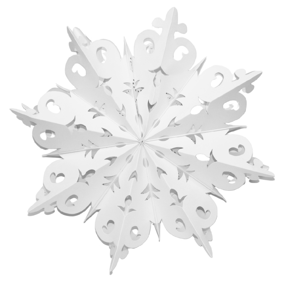 Снежинка 45 см №3, белый Снежинка 45 см №3, белый