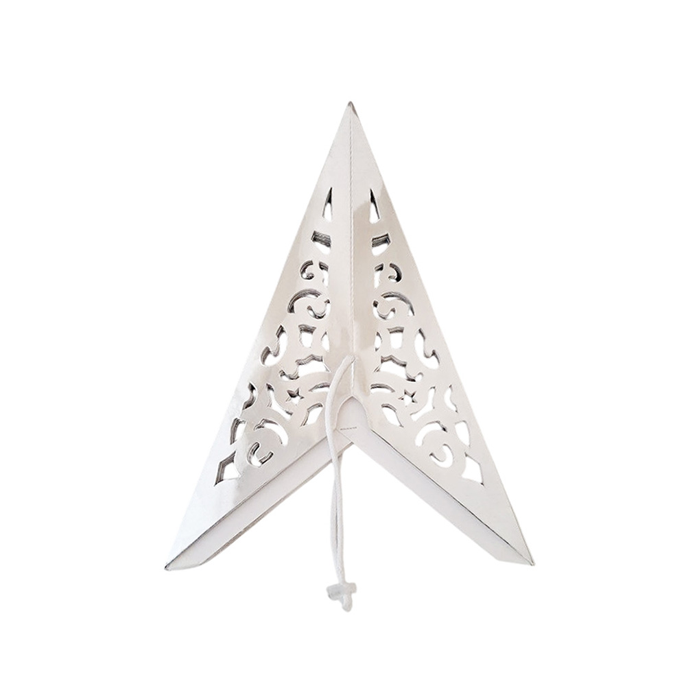 Звезда семиконечная бумажная 45 см Вензель, серебро Звезда семиконечная бумажная 45 см Вензель, серебро