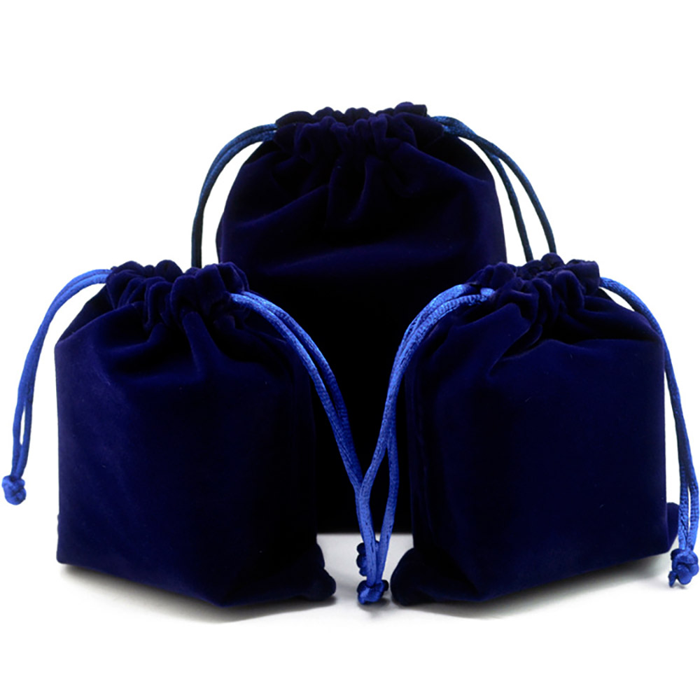 Мешочек велюровый 8х10 см, темно-синий Мешочек велюровый 8х10 см, темно-синий