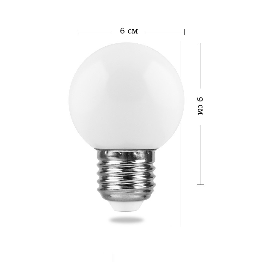 Лампа LED 360 G50 E27 W5 K6000