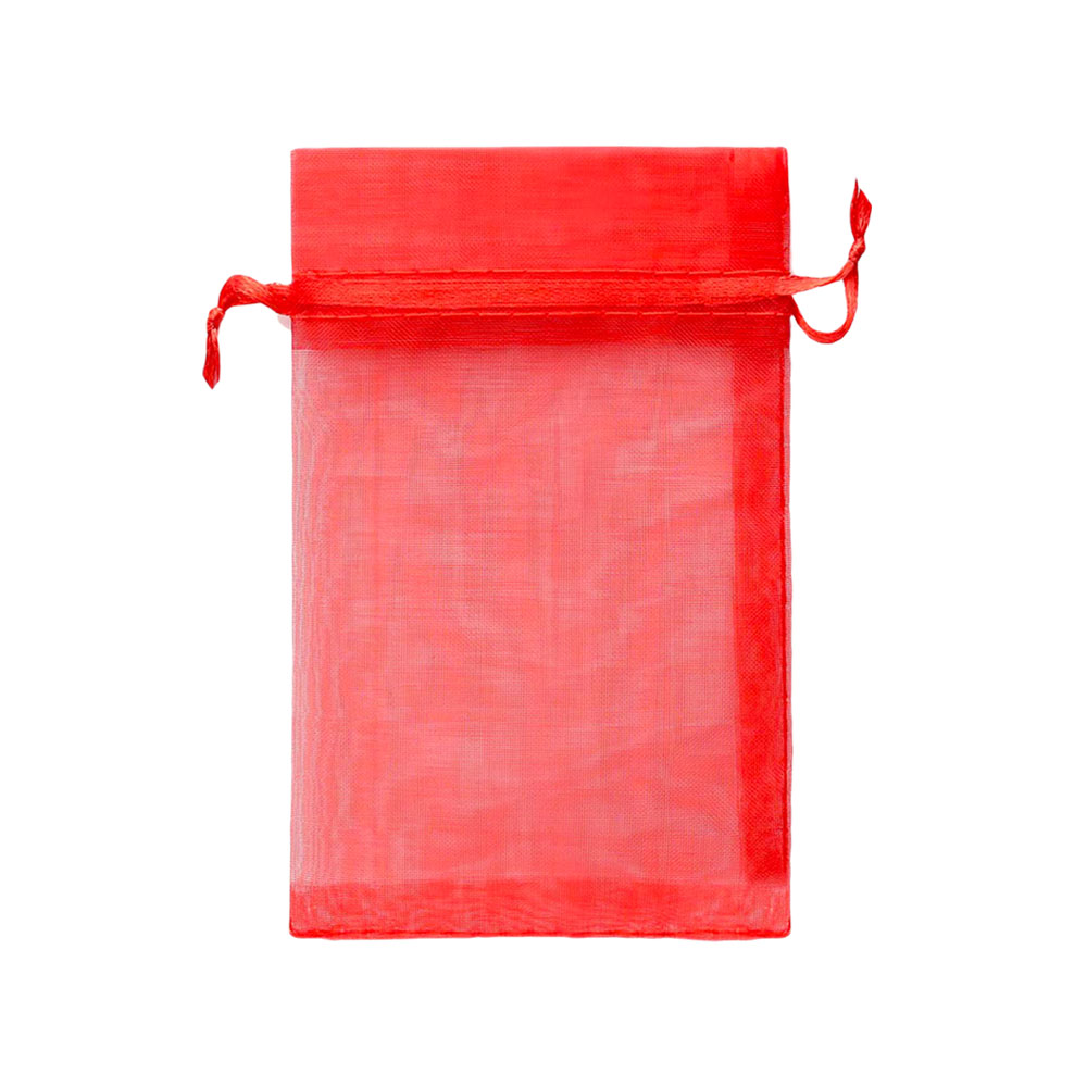 Мешочек из органзы 20 х 30 см красный Мешочек из органзы 20 х 30 см красный