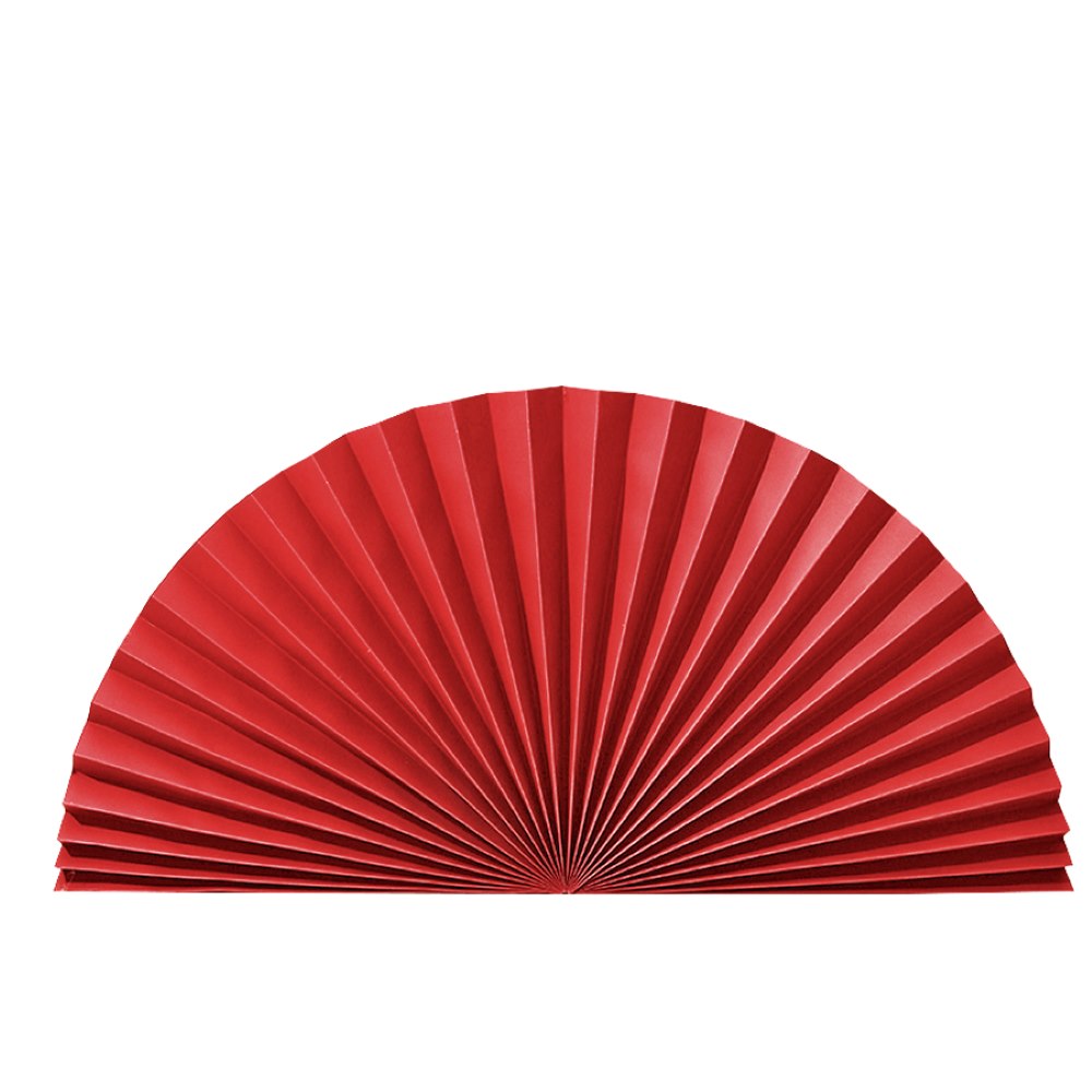 Веер-гармошка 180г/м 100 см, красный Веер-гармошка 180г/м 100 см, красный