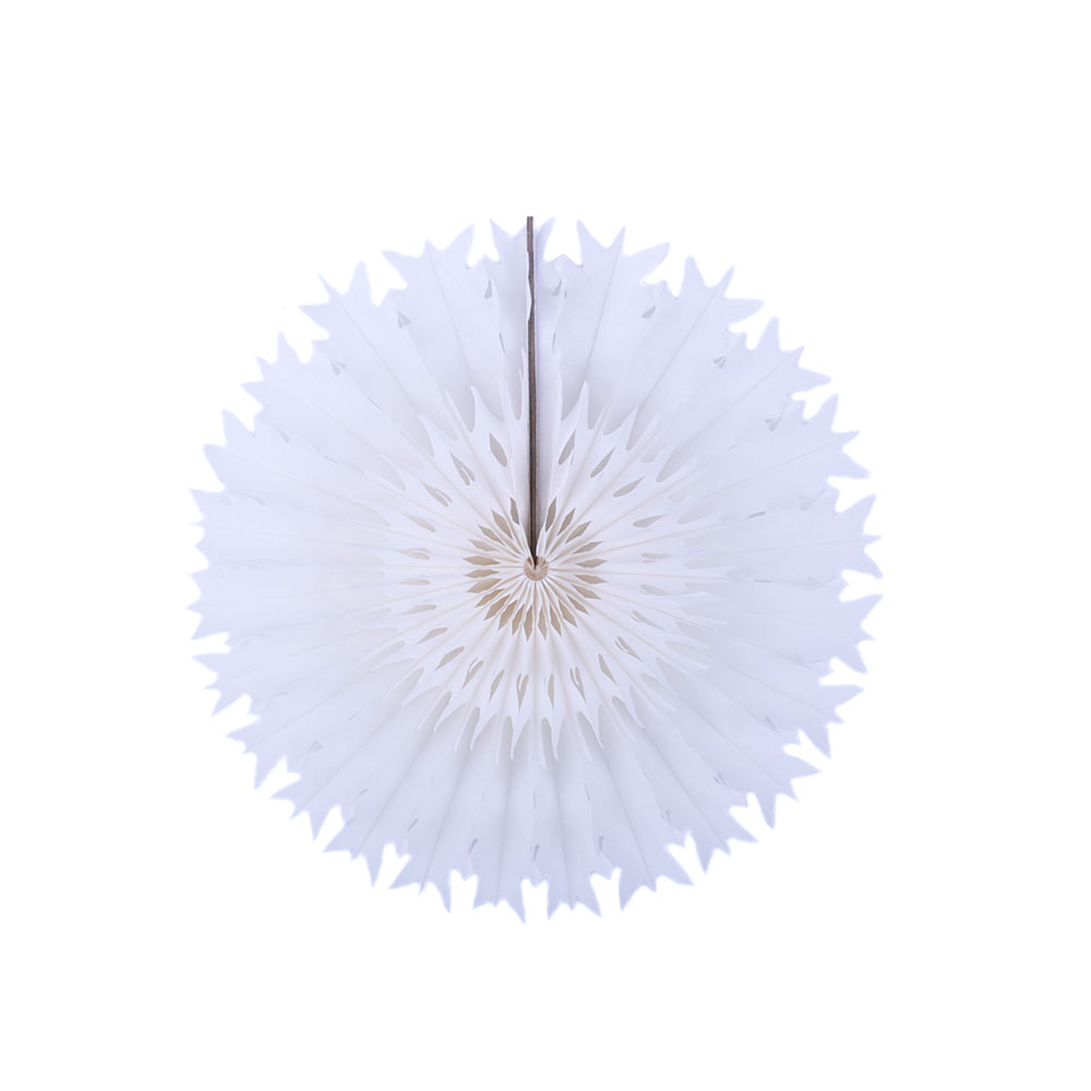 Снежинка обьемная 20 см белый Снежинка обьемная 20 см белый