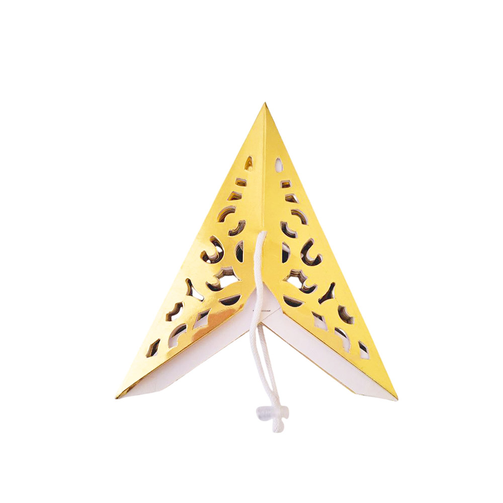 Звезда семиконечная бумажная 35 см Вензель, золото Звезда семиконечная бумажная 35 см Вензель, золото