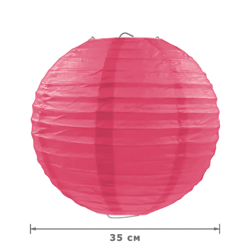 Подвесной фонарик стандарт 35 см амарантовый new