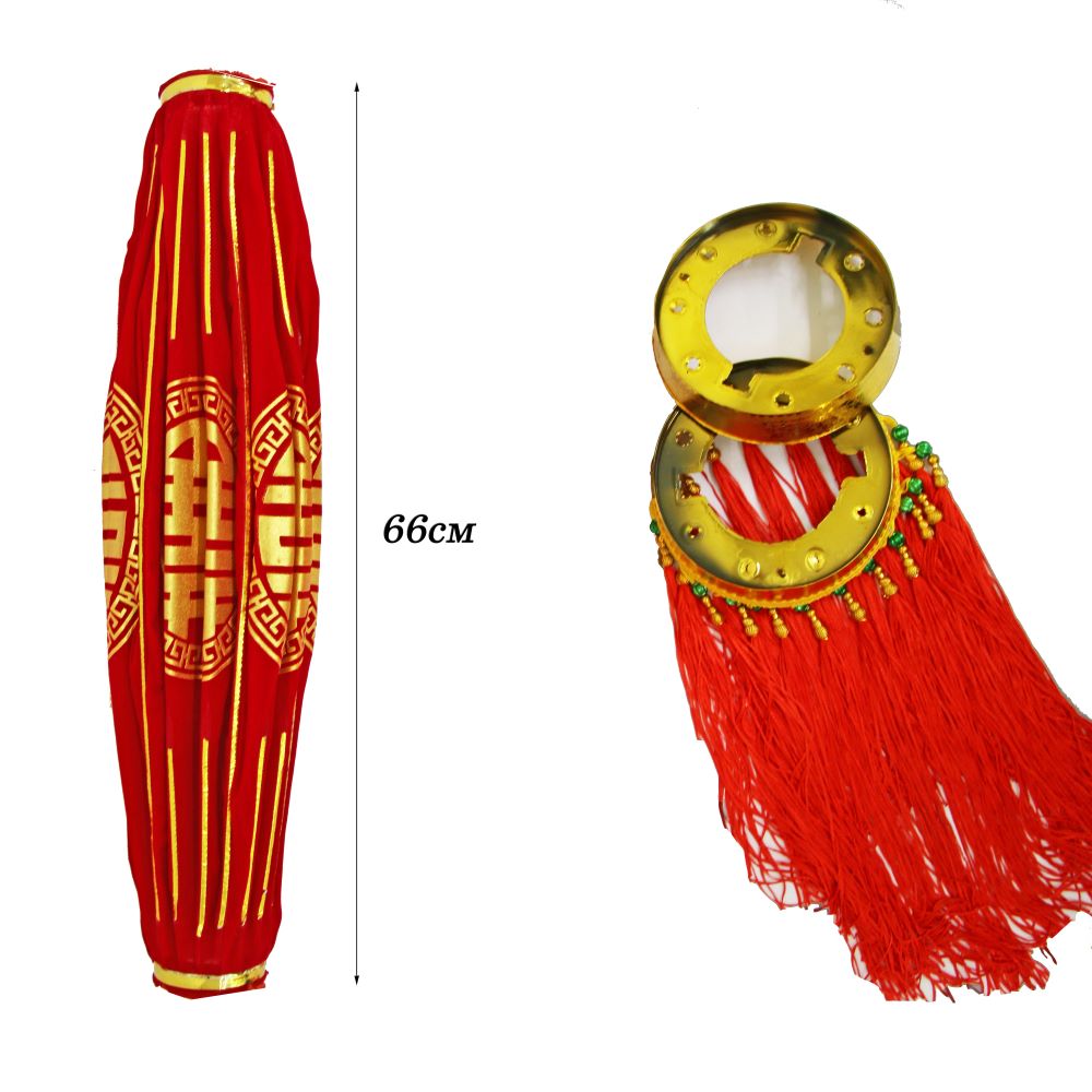 Китайский фонарь с кисточками Pro d-54 см, Благодать Китайский фонарь с кисточками Pro d-54 см, Благодать