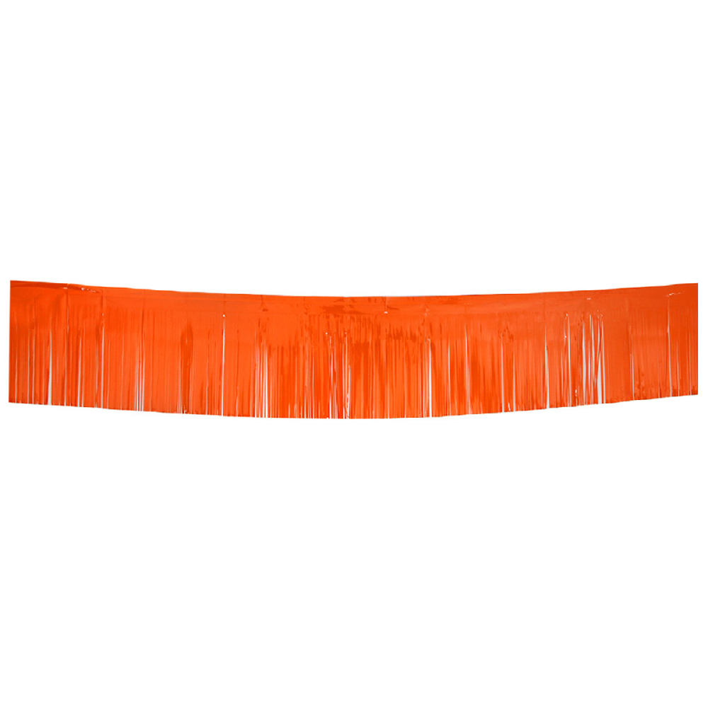 Занавес Дождик бахрома 30 см х 3 м, матовый оранжевый Занавес Дождик бахрома 30 см х 3 м, матовый оранжевый