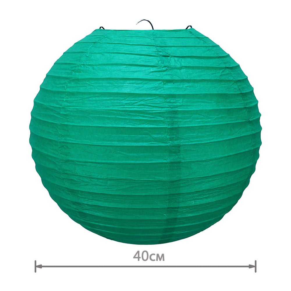 Подвесной фонарик стандарт 40 см темно-изумрудный new
