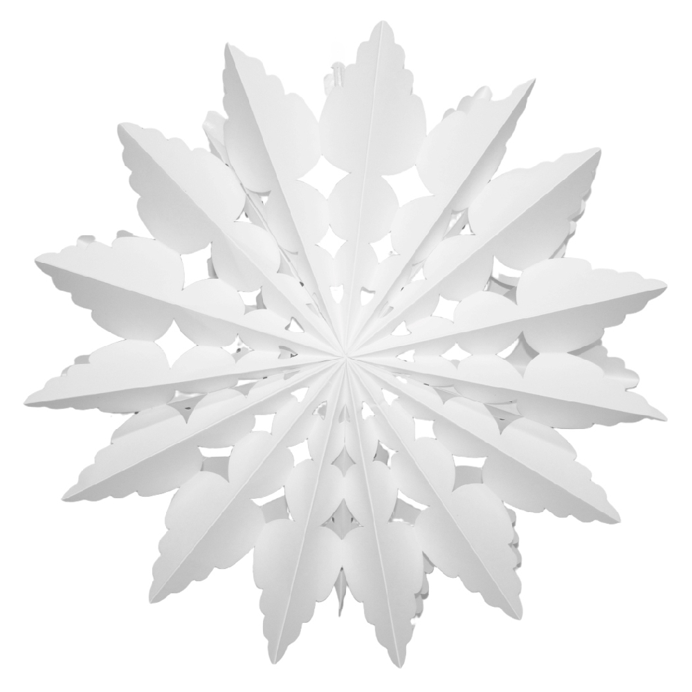 Снежинка 45 см №7, белый Снежинка 45 см №7, белый