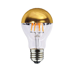 Лампа филаментная A60 E27 W6 K2700 Золото