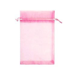 Мешочек из органзы 20 х 30 см розовый