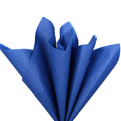 Бумага тишью темно-синяя 76 х 50 см, 100 листов 17-19 г/м