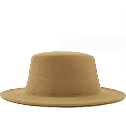 Шляпа Канотье фетровая, песочный