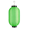 Китайский фонарь Цилиндр 25х45 см, зеленый