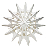 Снежинка 60 см №1, белый