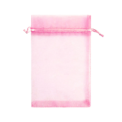Мешочек из органзы 25 х 35 см светло-розовый