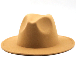 Шляпа Федора фетровая, песочный