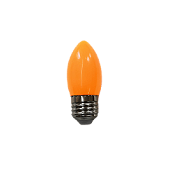 Лампа светодиодная Свеча d-35 E27 W3, оранжевый