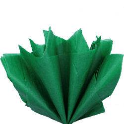 Бумага тишью зеленая 76 х 50 см, 500 листов 17-19 г/м