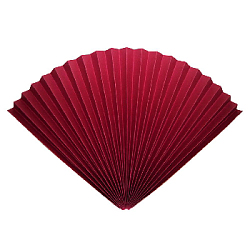 Веер-гармошка 160г/м 80 см, бордовый