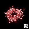 Гирлянда LED Роса-Мишура от сети, 5м х 200 диодов, красный