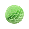 Бумажное украшение шар 8 см светло-зеленый