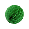 Бумажное украшение шар 8 см зеленый