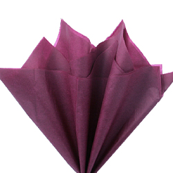 Бумага тишью бордовая 76 х 50 см, 500 листов 17-19 г/м