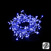 Гирлянда LED Роса-Мишура от сети, 3,5м х 400 диодов, синий
