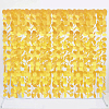 Занавес из бумажных кругов на нитях 5 шт х 2 м, ярко-желтый
