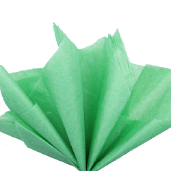 Бумага тишью светло-зеленая 76 х 50 см, 500 листов 17-19 г/м