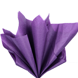 Бумага тишью фиолетовая 76 х 50 см, 500 листов 17-19 г/м
