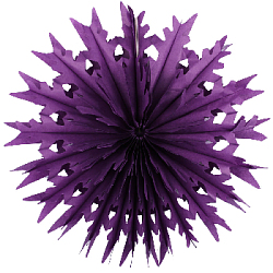 Фант обьемный 50 см фиолетовый