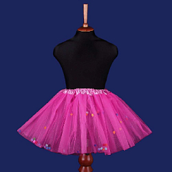 Юбка-пачка детская 30 см малиновая №8