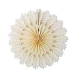 Снежинка ажурная 30 см айвори