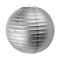 Подвесной фонарик стандарт 40 см серебро