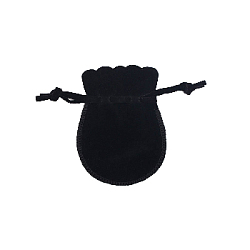 Мешочек замшевый (3) 9х12 см, черный
