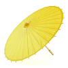 Китайские бумажные зонтики 60 х 42 см желтый