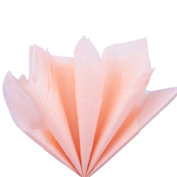 Бумага тишью односторонняя персиковая 76 х 50 см, 500 листов 14 г/м