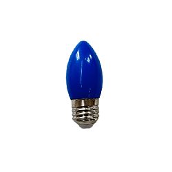 Лампа светодиодная Свеча d-35 E27 W3, синий