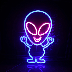 Cветильник LED NEON "Инопланетянин" 40 х 21 см, от USB